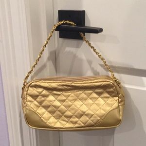 Gold handbag
